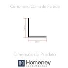 Cantoneira Alumínio Para Canto Parede 1.¹/4" - 31mm X 31mm -