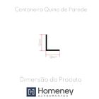 Cantoneira Alumínio Para Canto Parede 1/2 - 12mm X 12mm - Hom