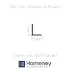 Cantoneira Alumínio Para Canto Parede 1/2 - 12mm X 12mm - Hom