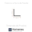 Cantoneira Alumínio Para Canto Parede 3/4 - 19mm X 19mm - Hom