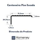 Cantoneira Alumínio Para Degrau Escada 50mm X 30mm -  Homeney