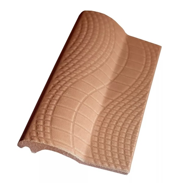 Cantoneira Borda Para Piscina Pastilhado Bege 12x25cm