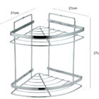 Cantoneira Dupla Angra 21x27 Cromado Schmitt