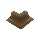 Cantoneira Externa Rígida de PVC Ipê 4 unidades PerfilPlast