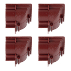 Cantoneira Interna de PVC Mogno 0,04x0,04 Permatti