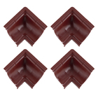 Cantoneira Interna de PVC Mogno 0,04x0,04 Permatti