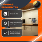 Cantoneira Junção Emenda L Perfil De Canto Moldura Contorno