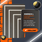 Cantoneira Junção Emenda L Perfil Led Sobrepor 17x7mm 45° 90°