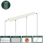 Cantoneira L Pvc Protetor De Canto 25x25mm Barra 300cm 15 Un