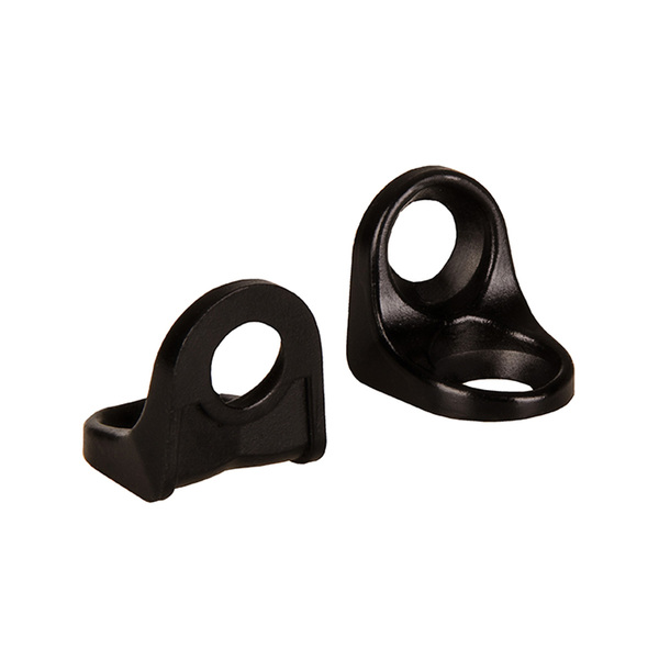 Cantoneira Maciça 2 Furos Preto 17x17mm - Mr Componentes