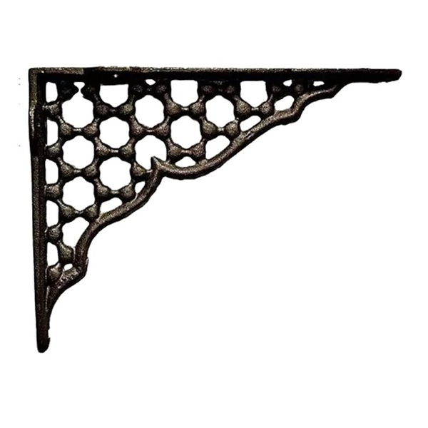 Cantoneira Mão Francesa Hera Em Ferro Fundido N08 27x20 5cm