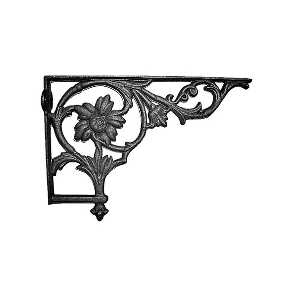 Cantoneira Mão Francesa Hera Em Ferro Fundido N09 53x32cm