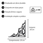 Cantoneira Mão Francesa N20 Em Ferro Libaneza 20x20cm (par)