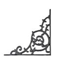 Cantoneira Mão Francesa N50 Em Ferro Libaneza 30x30cm (par)