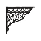 Cantoneira Mão Francesa Nº02 Ferro Fundido 28x35cm