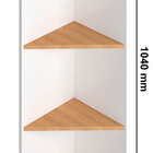 Cantoneira Multiuso Com Prateleiras Mark Branco/freijó