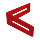 Cantoneira Niveladora 1 a 5mm Vermelha Cortag