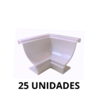 Cantoneira Para Moldura Forro Pvc 40 Peças Interno Branco
