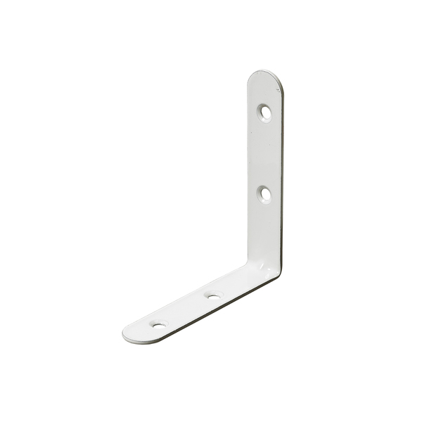 Cantoneira para Móveis 100x100mm Abas Iguais Aço Branco Hettich