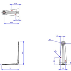 Cantoneira Para Prateleira Aço Epóxi Preto 3 X 4" - Loth