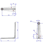 Cantoneira Para Prateleira Aço Epóxi Preto 5 X 6" - Loth