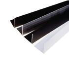 Cantoneira Preto - 1,9cmx1,9cm - 02 Uni De 3m - Ct007 Kit