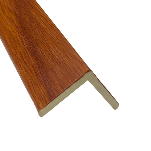 Cantoneira Tipo L Uso Interno Wpc Cor Mogno (2 5cmx2 5cmx2 9m)
