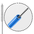 Canudo Azul De Inox Com Escova 20cm Bono Home