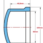 Cap / Tampão Soldável 85mm Krona - Unico
