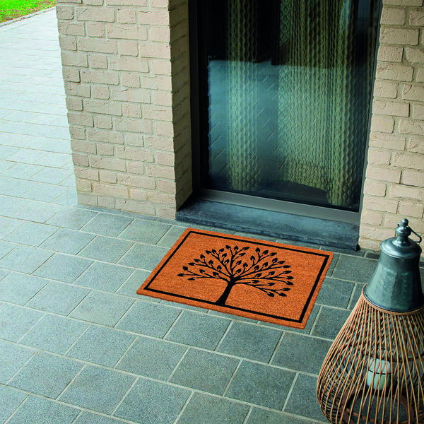 Cap fibra coco preto 40x60cm Inspire