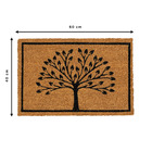 Cap fibra coco preto 40x60cm Inspire