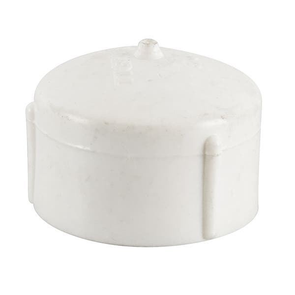 Cap PVC Branco Roscável 3/4
