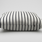 Capa 45 X 45 Cm  Essence Listras Jacquard Pt  Lartex