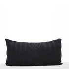 Capa  P/almofada Decorativa Trico 60x40cm Czíper  1026.3 Preto