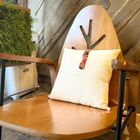 Capa Almofada 100% Algodão Cru Com Garavatá