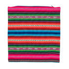 Capa Almofada Aguayo Retangular Listras Coloridas