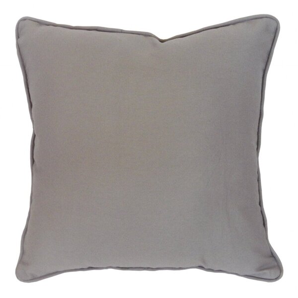 Capa Almofada Algodão Liso Cinza 45x45cm Com Viés