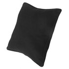 Capa Almofada Algodão Liso Preto 45x45cm Com Viés