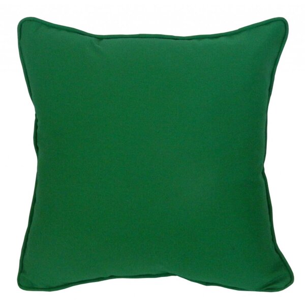 Capa Almofada Algodão Liso Verde 45x45cm Com Viés