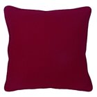 Capa Almofada Algodão Liso Vinho 45x45cm Com Viés