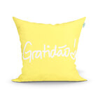 Capa Almofada Amarela Para Sala Estampada Decorativa 4 Unidad