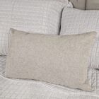 Capa Almofada Baguete Bouclé 50x30 – Zíper Invisível, Texturi