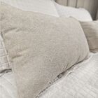 Capa Almofada Baguete Bouclé 50x30 – Zíper Invisível, Texturi