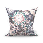 Capa Almofada Bege E Estampada 6 Unidades 45cm X 45cm Com Zíp