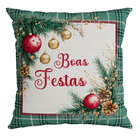 Capa Almofada Boas Festas 43x43cm