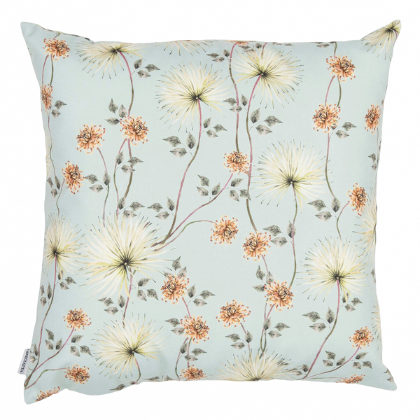 Capa Almofada Charm Flor Sopro 43x43cm Verde