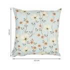 Capa Almofada Charm Flor Sopro 43x43cm Verde