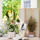 Capa Almofada Charme Flor Zina 43x43cm Bege