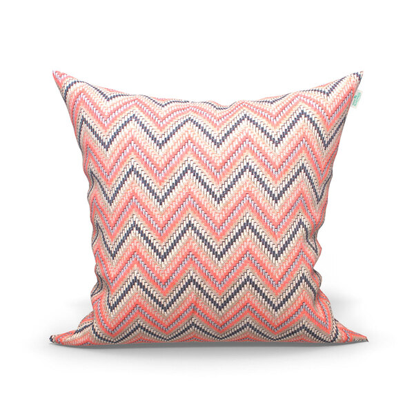 Capa Almofada Chevron Avalon Grande Tecido Jacquard 60cm X 60
