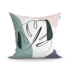 Capa Almofada Cinza Estampada Costela De Adão 45cm X 45cm 2 U